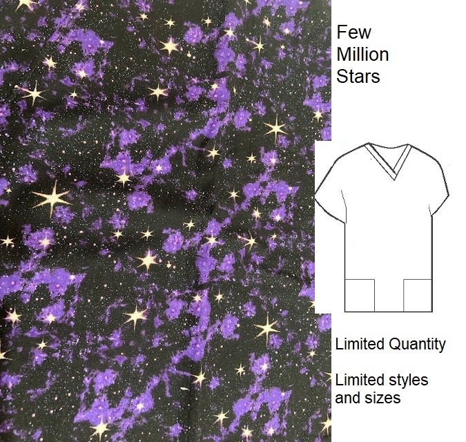 CE112422LIMTED - Few Million Stars scrub tops