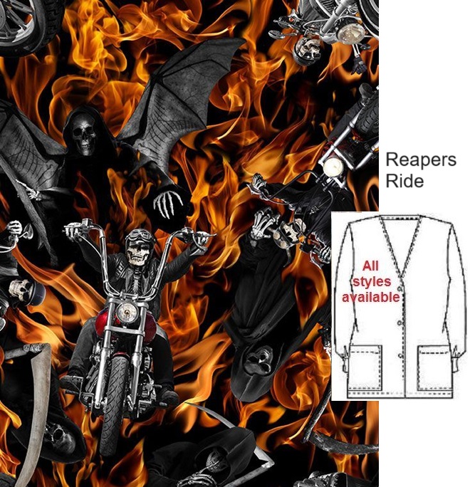 reapers ride scrub tops