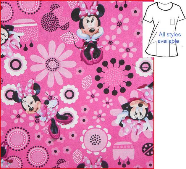 Cutest Minnie Mouse cartoon Scrubs