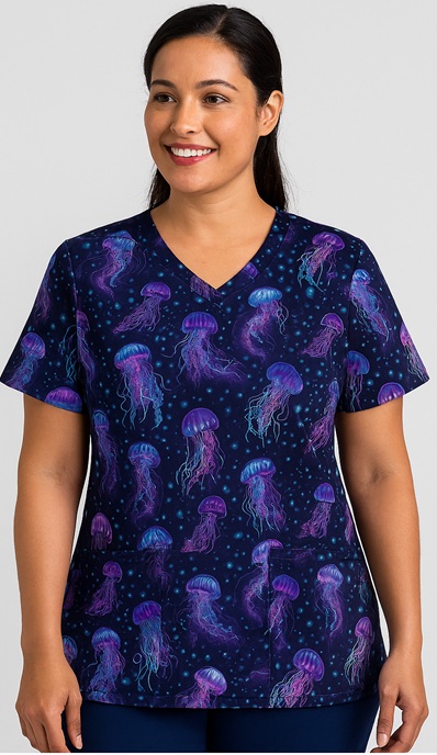 AO3426 - Deep Sea Drifters
jellyfish scrub tops