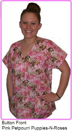 petpourri veterinary print scrubs