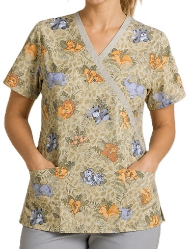 RM10291419S - ANIMAL LOVE 2X2 unique print scrubs