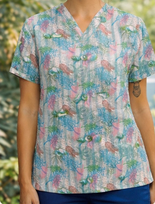 AOF21413 - Tropical Dreams - Custom Made Scrubs