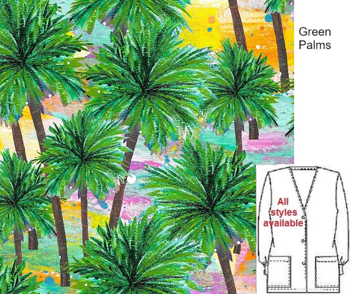 T102423 - Green Palms tropical scrub tops