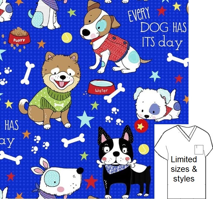 VET1230LIMITED - Every Dog Vet scrub tops