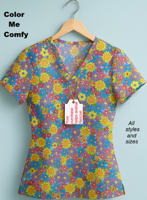 W102625 - Color Me Comfy womens scrub tops