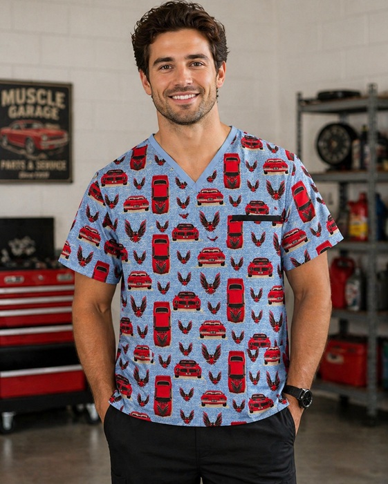 Firebird Classic Heat scrub tops