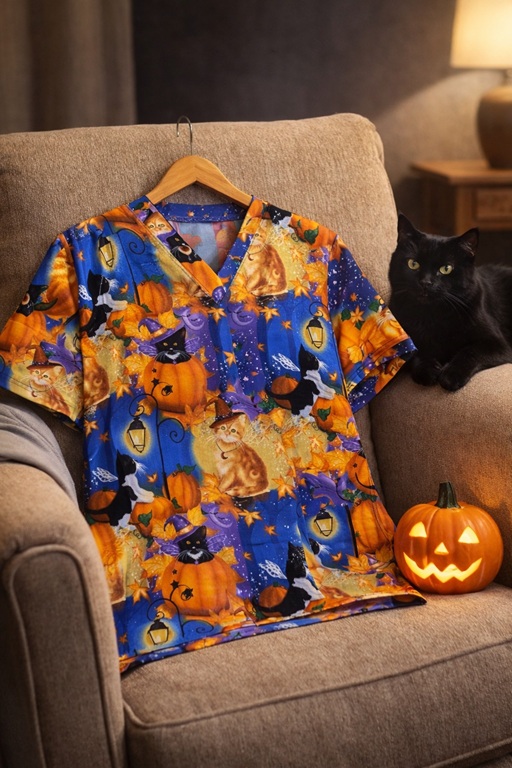 Pumpkin Lantern Cats