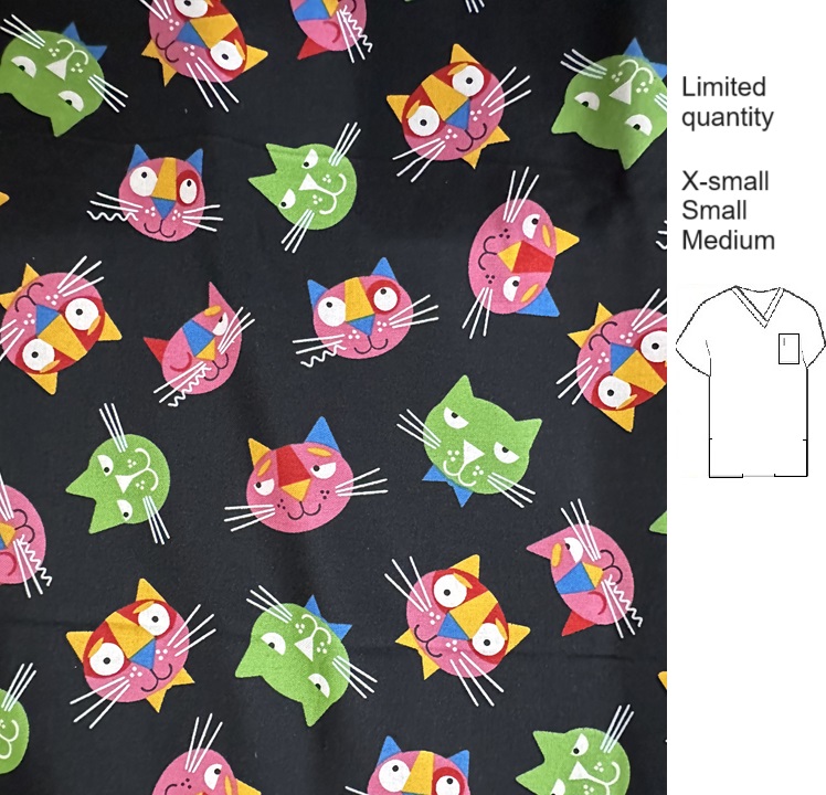 VET79LIMITED - Cat Winks vet scrubs
