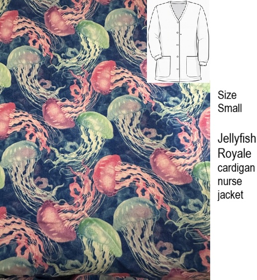 CL1726LIMITED - Jellyfish Royale Scrub Jacket