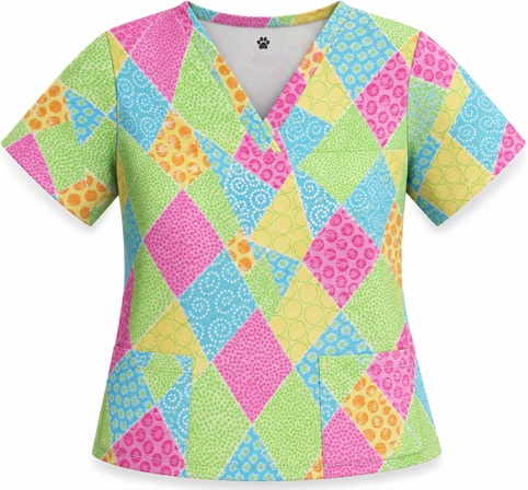 Sprinkle Pop fun scrub top