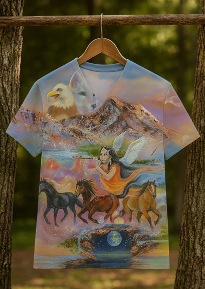 spirit of the horse scrub tops