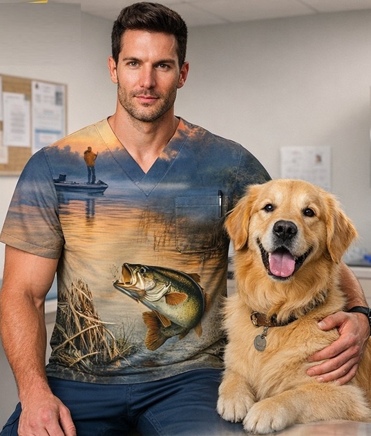 MU31126 - Realtree Fishing veterinary scrubs