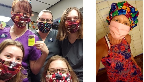 group of veterinarians wearing vet tech scrubs