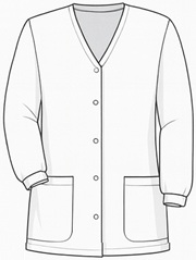 Cardigan nurse jacket illustration